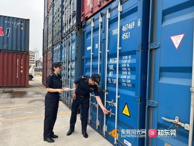 東莞海關創新試點 首票全球供應鏈中心“水水中轉”多式聯運服務順利開展